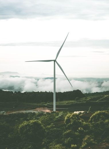 windmill, nature, wind turbine, clouds, sky, wind energy, landscape